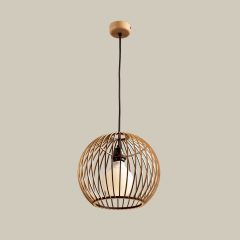 WOOD GLOBE 300 FÜGGESZTÉK ORGANIC MYLAMP BY ZENGOVARI