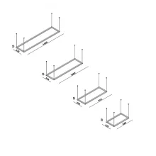 QUADRA TÉGLA F FÜGGESZTETT MINIMAL LÁMPATEST MYLAMP BY ZENGOVARI