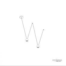 ZARA STRING 10 - 2 FEJES FÜGGESZTETT LÁMPA MYLAMP BY ZENGŐVÁRI