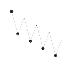 ZARA STRING 10 - 4 FEJES FÜGGESZTETT LÁMPA MYLAMP BY ZENGŐVÁRI