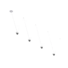 ZARA STRING 10 - 4 FEJES FÜGGESZTETT LÁMPA MYLAMP BY ZENGŐVÁRI