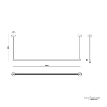 LINEA 145F  DALI FÜGGESZTETT LÁMPATEST MYLAMP BY ZENGOVARI SMART HOME LAMPA
