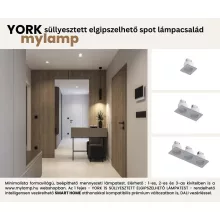 YORK 1S PREMIUM SULLYESZTETT ELGIPSZELHETO LAMPATEST