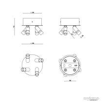 NANO 4 RK MENNYEZETI LÁMPATEST