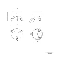 NANO 3 RK FELÜLETRE SZERELHETŐ LÁMPATEST