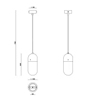 DYLAN F FÜGGESZETT LÁMPATEST MYLAMP BY ZENGŐVÁRI