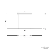 LINEA 195F  DALI FÜGGESZTETT LÁMPATEST MYLAMP BY ZENGOVARI