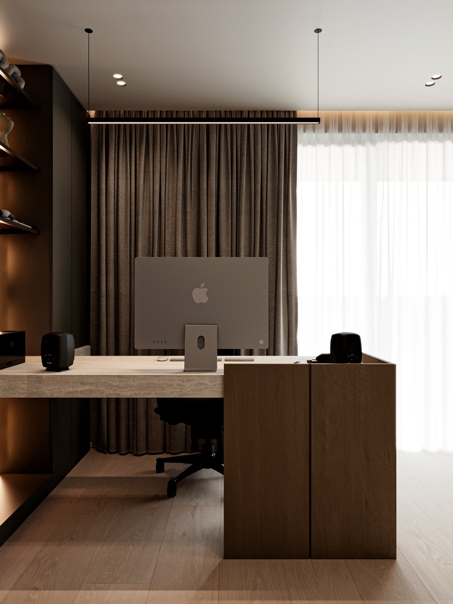 Luxus home office világítás – amikor a fény a munkád társa - Referencia by G.Design